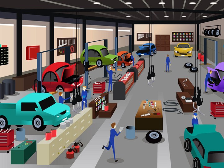 Vehicle repair shop