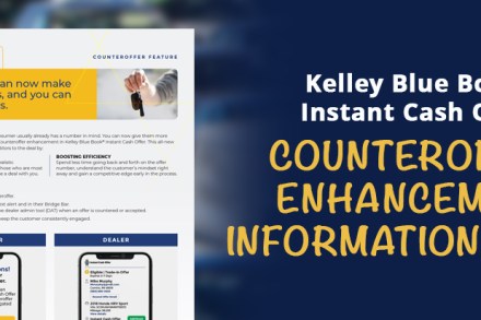 Kelley Blue Book Instant Cash Offer Counteroffer Enhancement Information Sheet